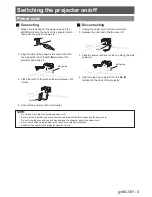 Preview for 9 page of Panasonic PT-AE4000U Functional Instructions