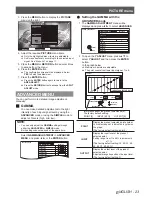 Preview for 23 page of Panasonic PT-AE4000U Functional Instructions