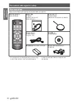 Предварительный просмотр 10 страницы Panasonic PT-AE4000U Operating Instructions Manual