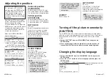 Preview for 21 page of Panasonic PT-AE500 Operating Instructions Manual