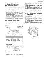 Preview for 5 page of Panasonic PT-AE500E Service Manual