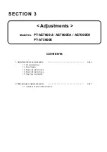 Предварительный просмотр 32 страницы Panasonic PT-AE7000U PT-AT5000E PT-AE700EA PT-AE7000EH Service Manual