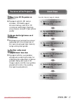 Preview for 3 page of Panasonic PT-AE8000U Operating Instructions Manual