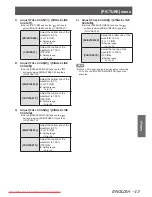 Preview for 43 page of Panasonic PT-AE8000U Operating Instructions Manual