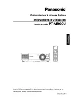 Preview for 71 page of Panasonic PT AE900U - LCD Projector - HD 720p Operating Manual