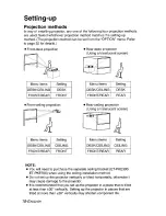 Предварительный просмотр 18 страницы Panasonic PT-AE900UEC Operating Operating Manual