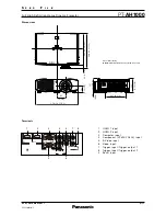 Preview for 4 page of Panasonic PT-AH1000 Specifications