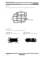 Preview for 6 page of Panasonic PT-AH1000 Specifications