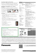 Preview for 4 page of Panasonic PT-AH1000E Specifications