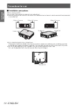 Preview for 14 page of Panasonic PT-AH100EH Operating Instructions (Functional Manual)