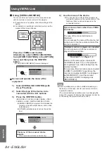 Preview for 84 page of Panasonic PT-AR100EA Operating Instructions Manual