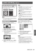 Preview for 69 page of Panasonic PT-AT5000 Operating Instructions Manual