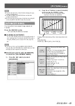 Предварительный просмотр 45 страницы Panasonic PT-AT5000E Operating Instructions Manual