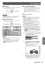 Предварительный просмотр 49 страницы Panasonic PT-AT5000E Operating Instructions Manual