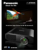 Preview for 1 page of Panasonic PT-AT5000E Specifications