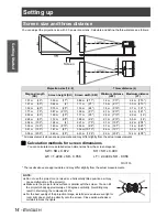 Preview for 14 page of Panasonic PT-AX100E Operating Instructions Manual