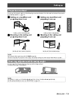 Preview for 15 page of Panasonic PT-AX100E Operating Instructions Manual