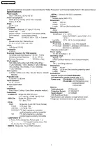 Preview for 2 page of Panasonic PT-AX100E Service Manual