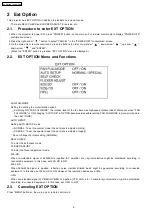 Preview for 6 page of Panasonic PT-AX100E Service Manual