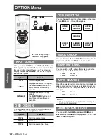 Предварительный просмотр 34 страницы Panasonic PT-AX100U Operating Instructions Manual