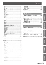 Preview for 9 page of Panasonic PT-CW230E Operating Instructions Manual