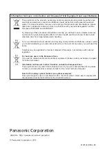 Preview for 79 page of Panasonic PT-CW230E Operating Instructions Manual