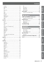 Preview for 11 page of Panasonic PT-CW230EA Operating Instructions Manual