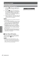 Preview for 30 page of Panasonic PT-CW230EA Operating Instructions Manual