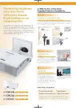 Предварительный просмотр 2 страницы Panasonic PT-CW240 Brochure & Specs