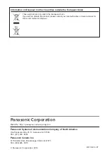 Предварительный просмотр 76 страницы Panasonic PT-CW240 Operating Instructions Manual