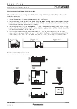 Preview for 12 page of Panasonic PT-CW240 Specifications