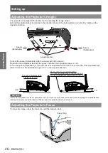 Предварительный просмотр 26 страницы Panasonic PT-CW240U Operating Instructions Manual