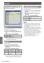 Предварительный просмотр 44 страницы Panasonic PT-CW240U Operating Instructions Manual