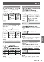 Preview for 37 page of Panasonic PT-CW330E Operating Instructions Manual