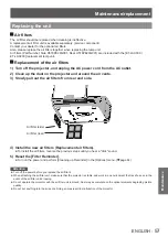 Preview for 57 page of Panasonic PT-CW330E Operating Instructions Manual