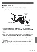 Preview for 59 page of Panasonic PT-CW330E Operating Instructions Manual