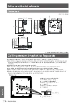 Preview for 72 page of Panasonic PT-CW330E Operating Instructions Manual