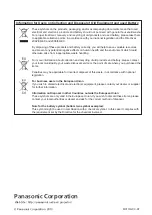 Preview for 74 page of Panasonic PT-CW330E Operating Instructions Manual