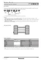 Preview for 10 page of Panasonic PT-CW331R Specifications