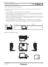 Preview for 12 page of Panasonic PT-CW331R Specifications