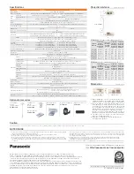 Preview for 4 page of Panasonic PT-CX200 Information