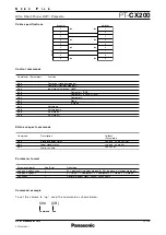 Preview for 11 page of Panasonic PT-CX200 Spec File