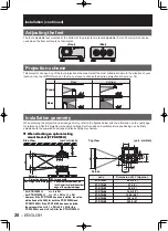 Предварительный просмотр 20 страницы Panasonic PT-D10000 Series Operating Instructions Manual