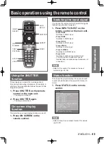 Предварительный просмотр 43 страницы Panasonic PT-D10000 Series Operating Instructions Manual