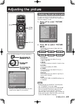 Предварительный просмотр 49 страницы Panasonic PT-D10000 Series Operating Instructions Manual