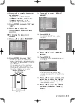 Предварительный просмотр 63 страницы Panasonic PT-D10000 Series Operating Instructions Manual