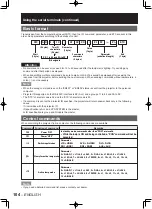 Предварительный просмотр 104 страницы Panasonic PT-D10000 Series Operating Instructions Manual