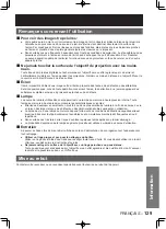 Предварительный просмотр 129 страницы Panasonic PT-D10000 Series Operating Instructions Manual