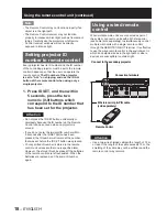 Предварительный просмотр 18 страницы Panasonic PT-D10000E Operating Instructions Manual