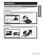 Предварительный просмотр 19 страницы Panasonic PT-D10000E Operating Instructions Manual